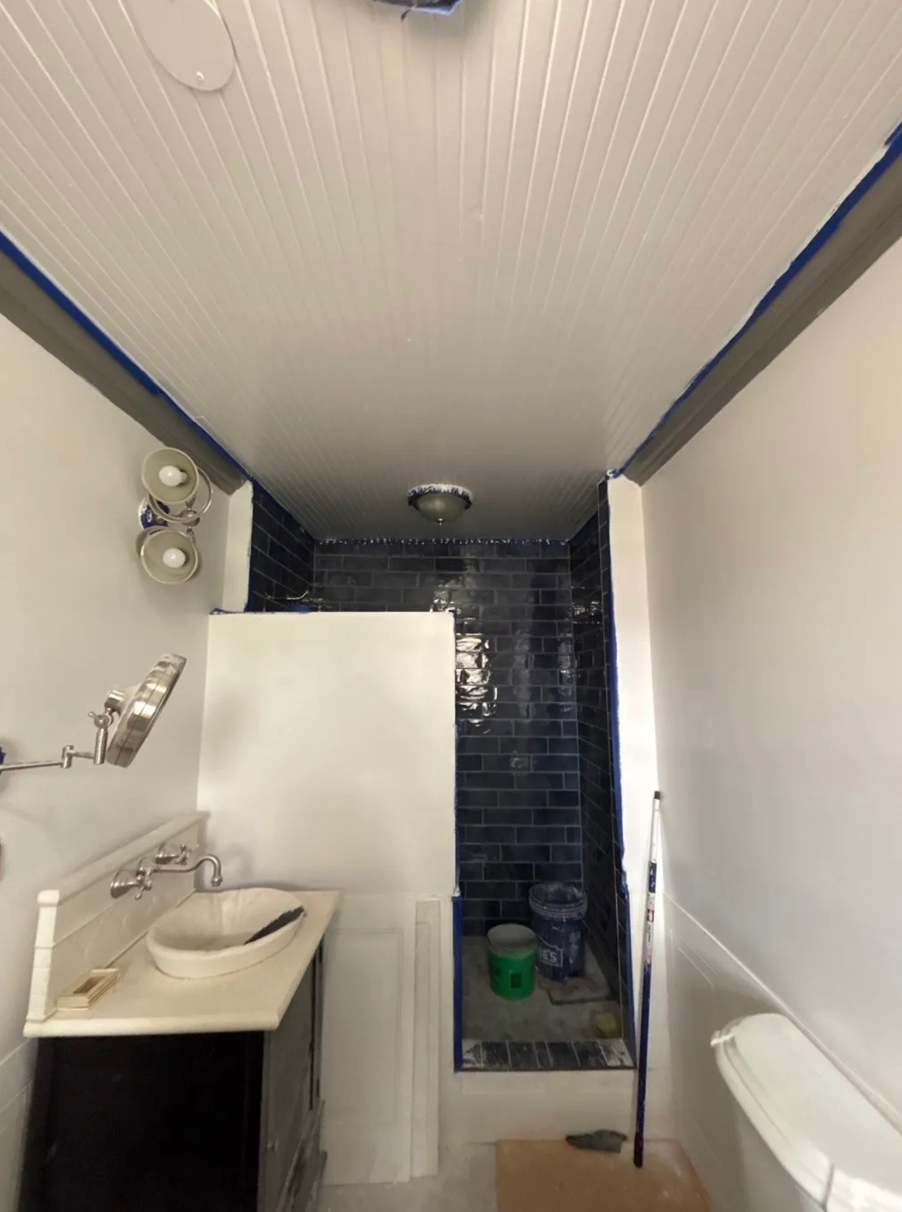 Bathroom Tile & Trim Prep — S.S. Home Repairs project, Helena MT