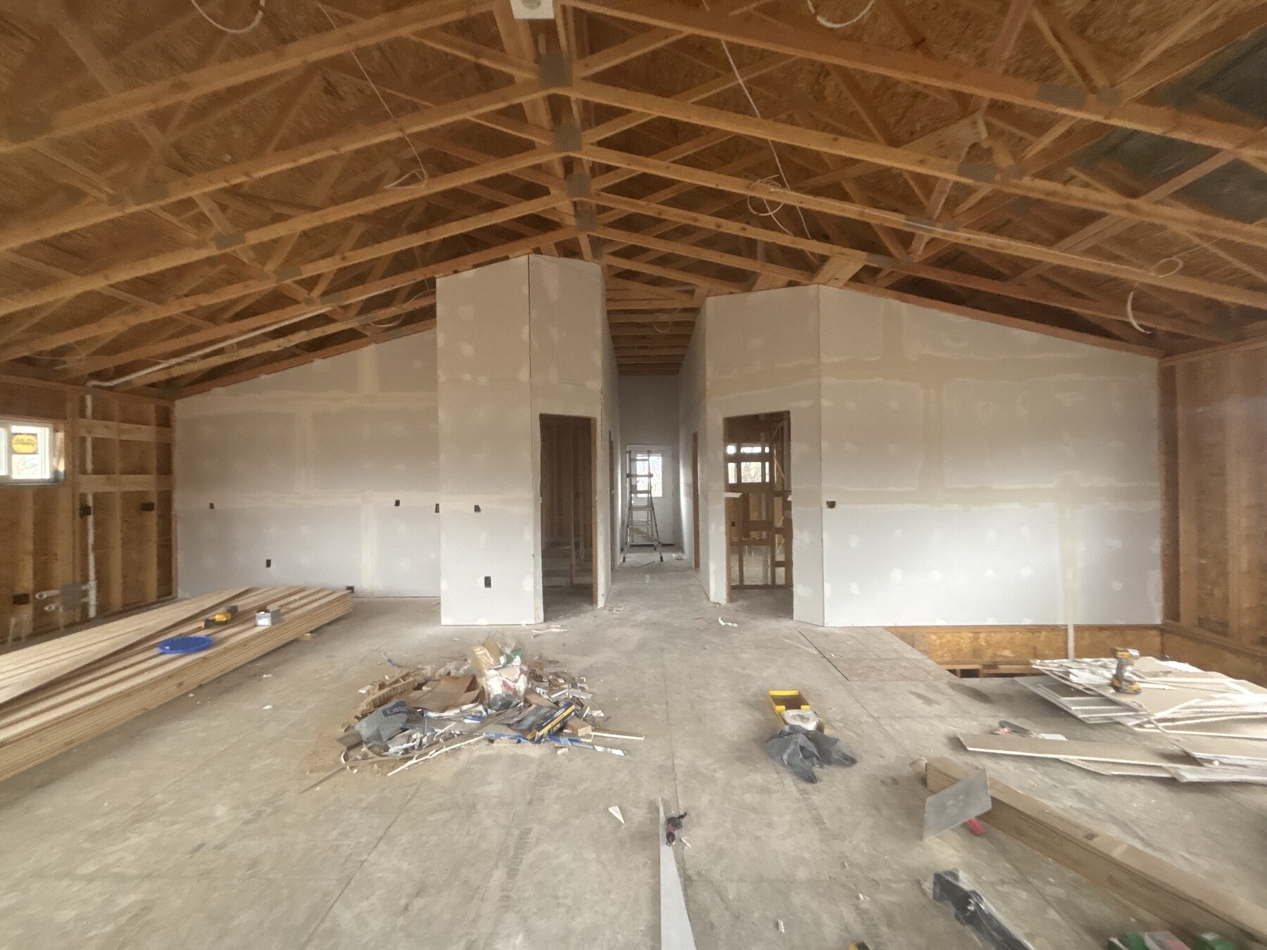 Interior Framing In Progress — S.S. Home Repairs project, Helena MT